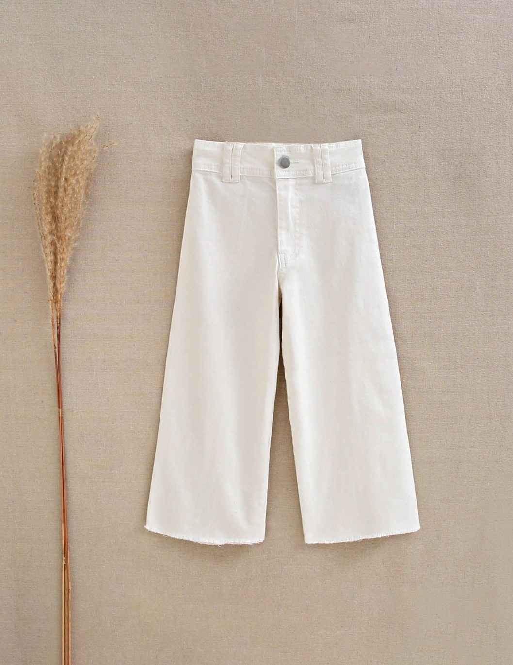 Pantalon blanco culotte - PARDALETS