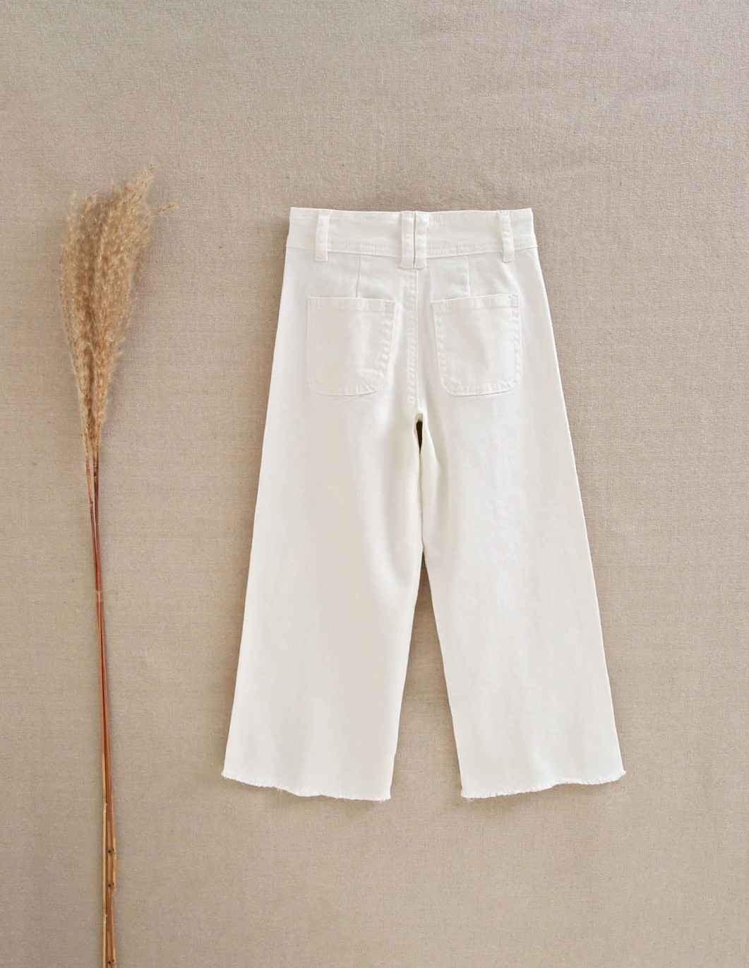 Pantalon blanco culotte - PARDALETS