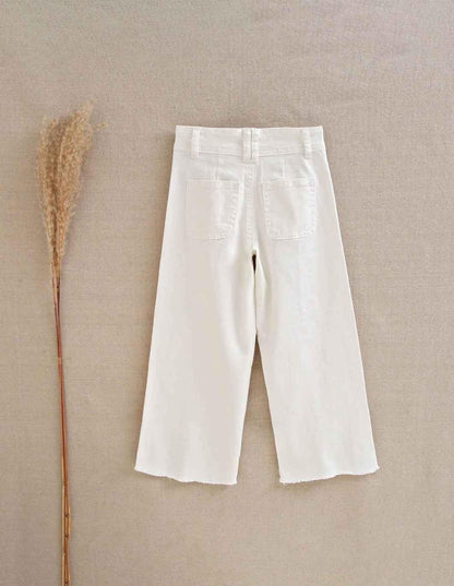 Pantalon blanco culotte - PARDALETS