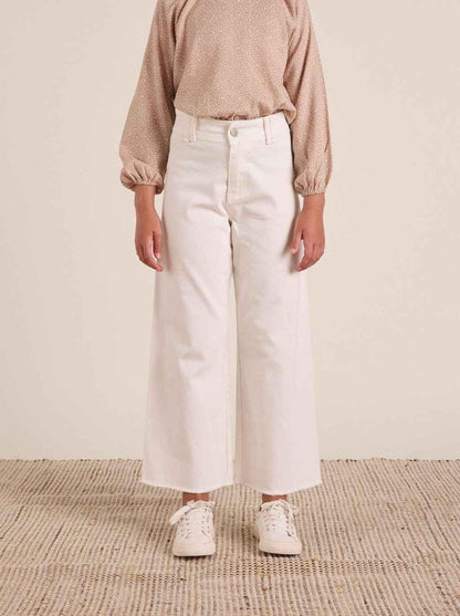 Pantalon blanco culotte - PARDALETS