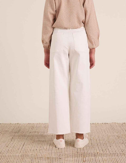 Pantalon blanco culotte - PARDALETS