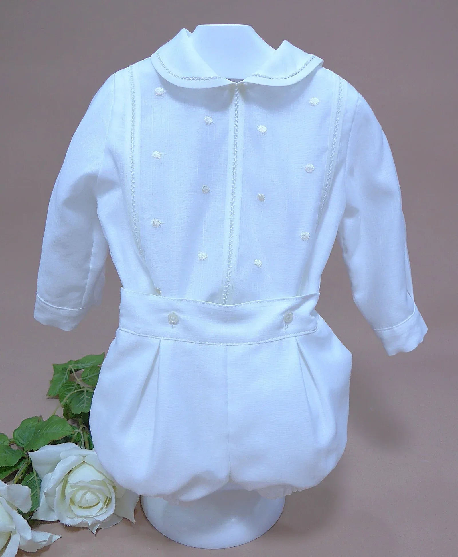 Conjunto camisa y bombacho bordado - PARDALETS