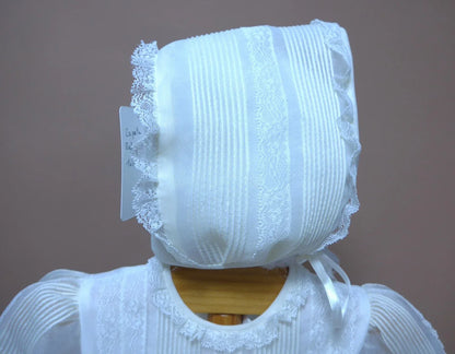 Faldon de organza beig con capa - PARDALETS