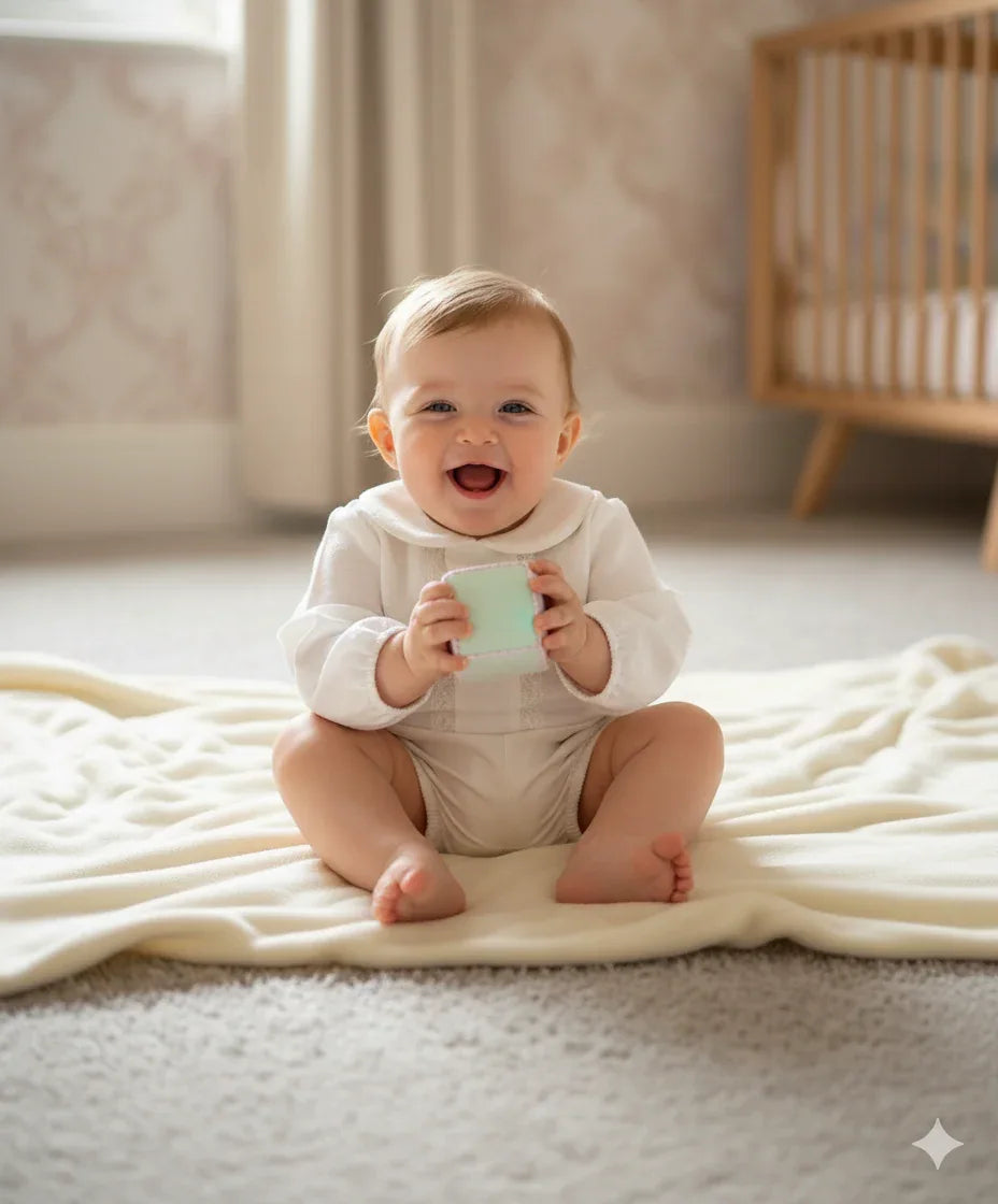 Conjunto camisa y bombacho terciopelo beig - PARDALETS