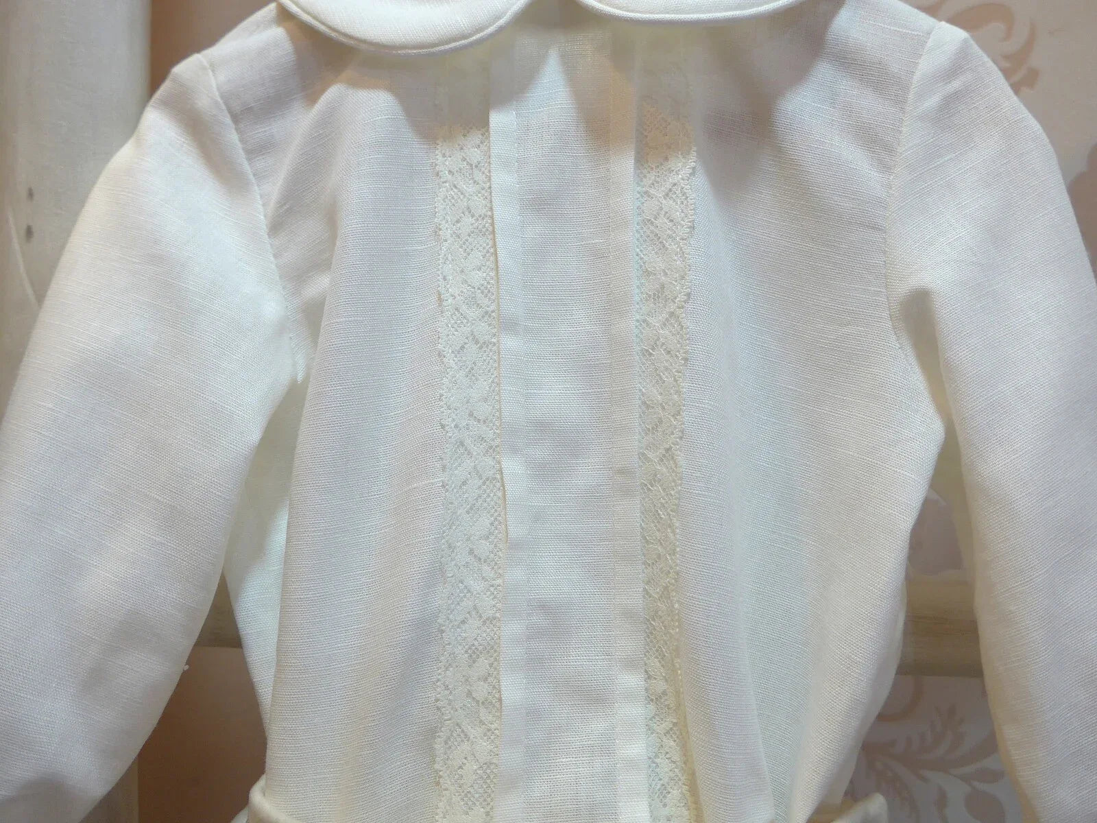 Conjunto camisa y bombacho terciopelo beig - PARDALETS