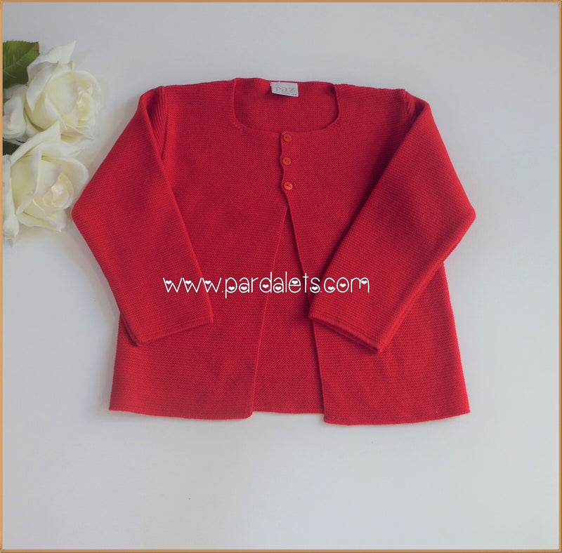 Chaqueta larga roja Paz Rodriguez
