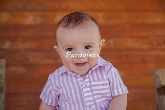 Camisa rayas y short arena - PARDALETS