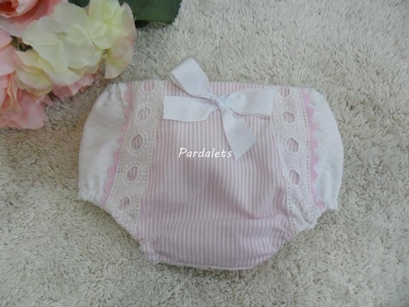 Culote blanco y rosa Yoedu