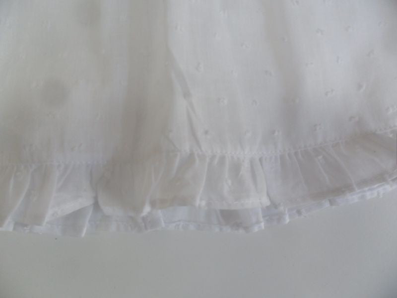 Camisa plumeti Blanco cuello volante