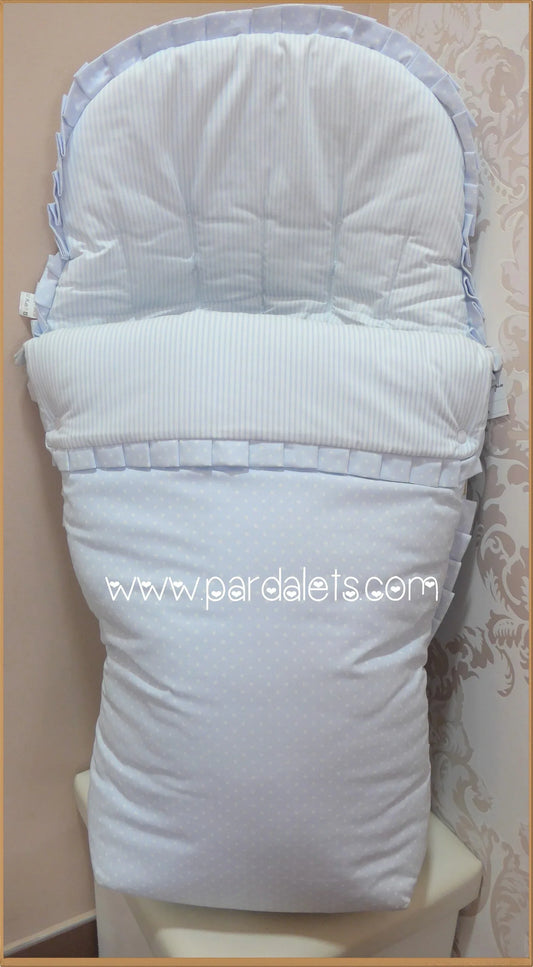 Saco silla Bugaboo topitos celeste - PARDALETS