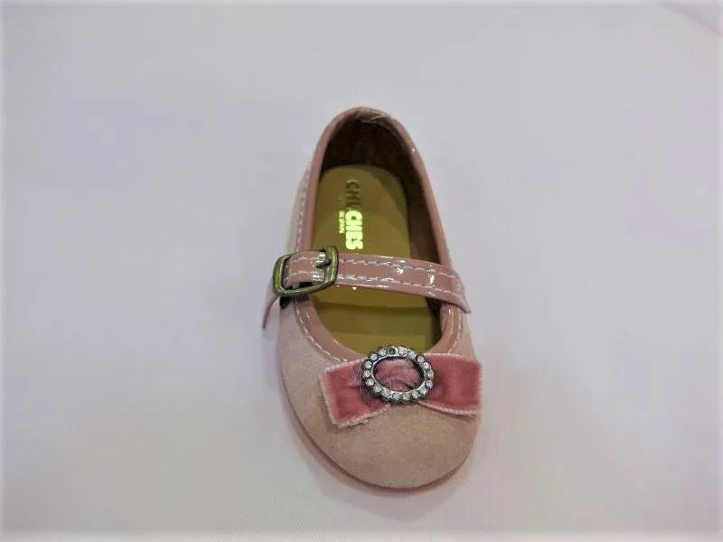 Mercedita serraje rosa empolvado - PARDALETS