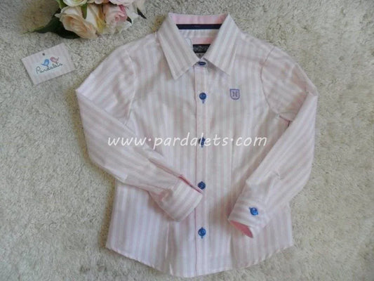 Camisa rayas rosas niña - PARDALETS