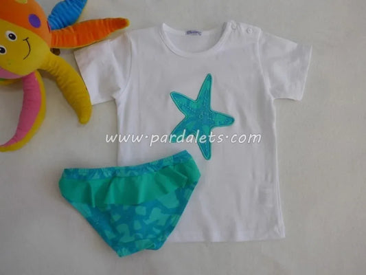 Conjunto culetin verde estrella Ancar - PARDALETS