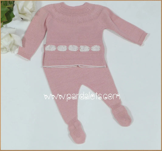 Jubon y polaina rosa palo - PARDALETS