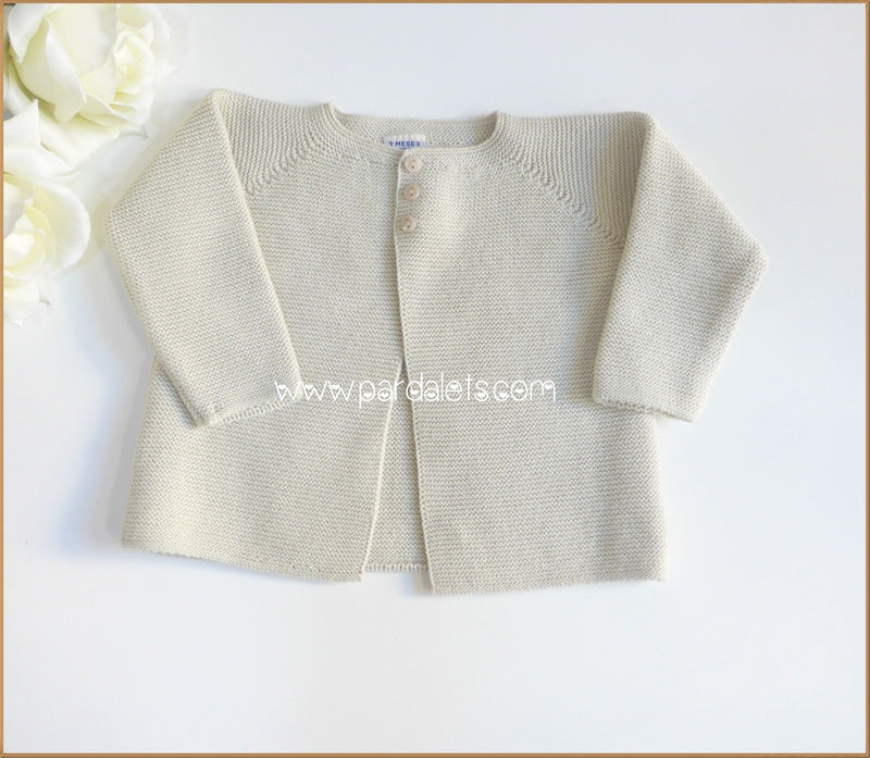 Chaqueta larga arena