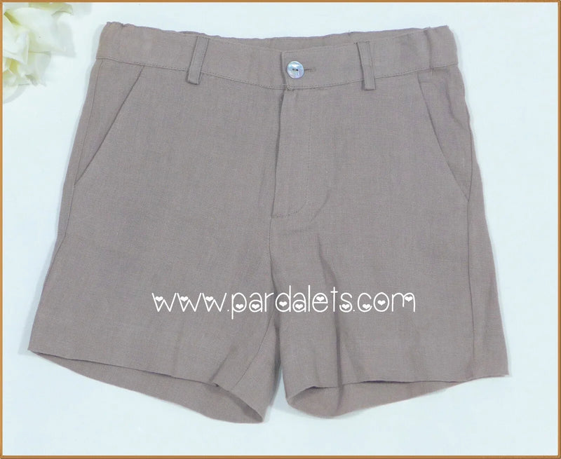 Short lino camel Dolce Petit - PARDALETS