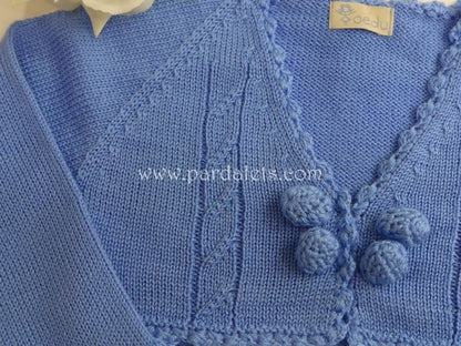 Chaqueta corta azulona algodon Yoedu
