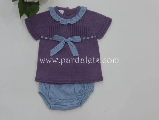 Conjunto de jersey y culote morado - PARDALETS