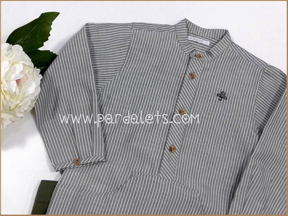 Camisa rayas y short verde - PARDALETS