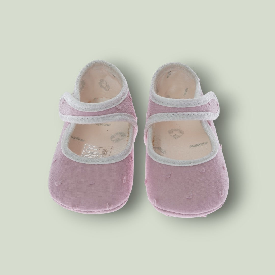 Mercedita plumeti rosa empolvado