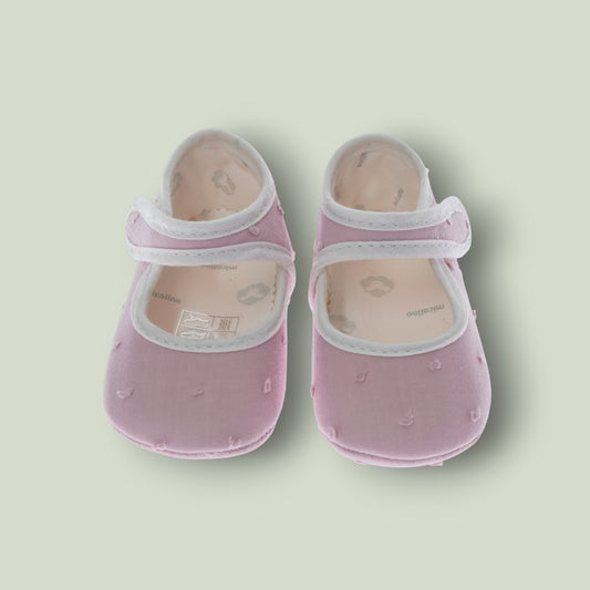 Mercedita plumeti rosa empolvado