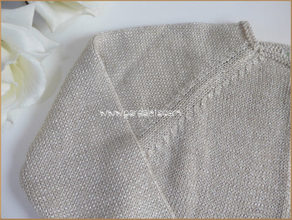 Chaqueta corta camel Marta y Paula