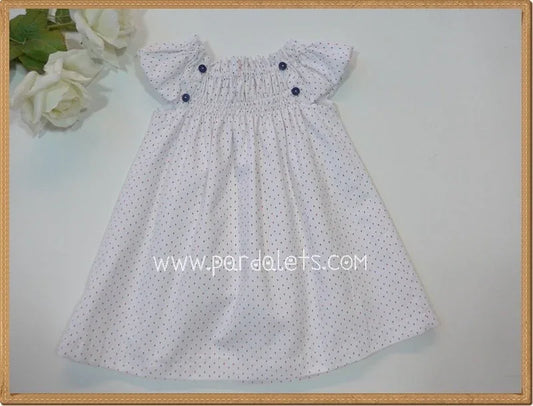 Vestido blanco estampado flechitas - PARDALETS