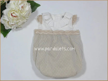 Pelele beig y tul arena - PARDALETS