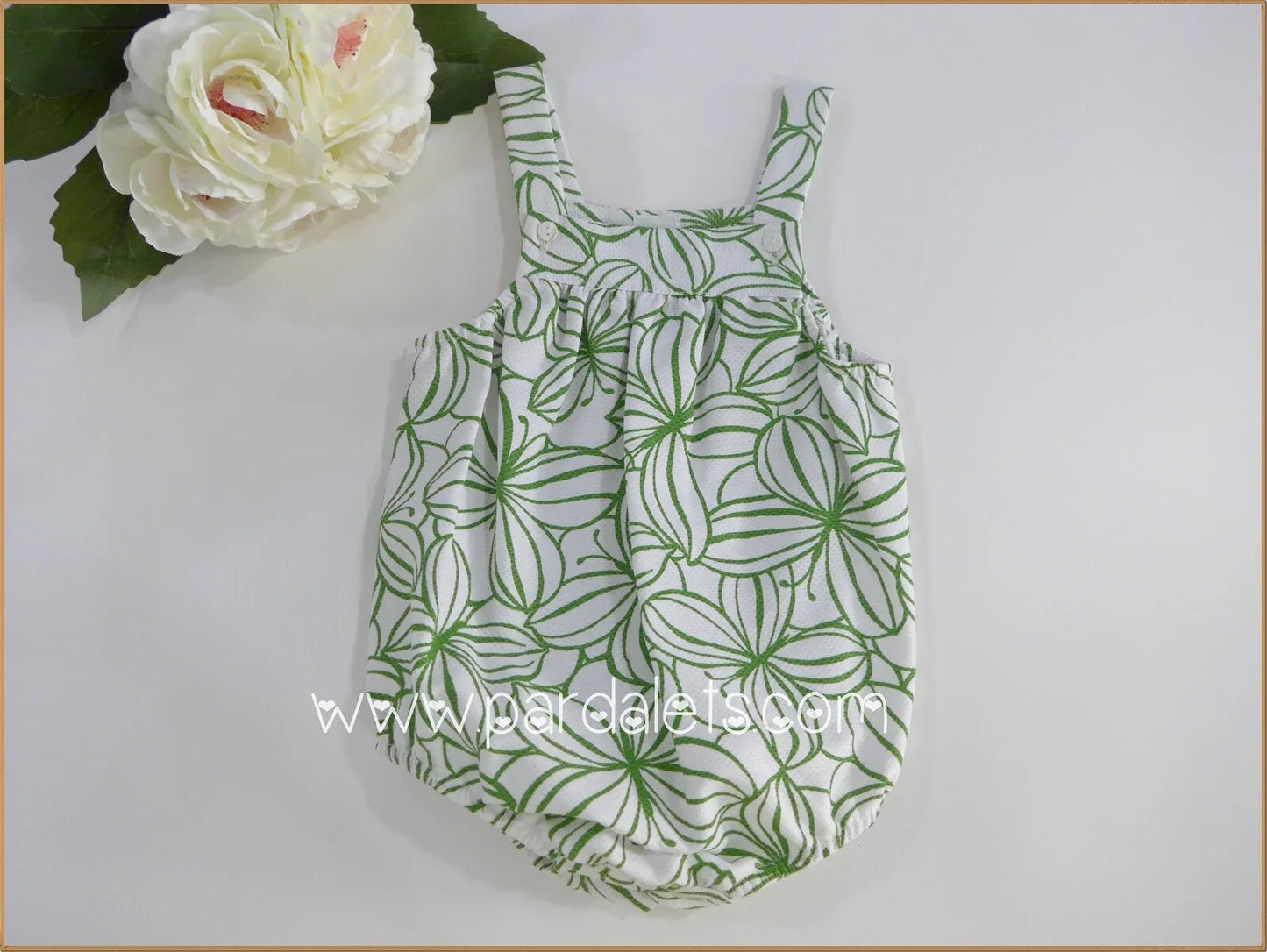 Peto estampado mariposas verdes - PARDALETS