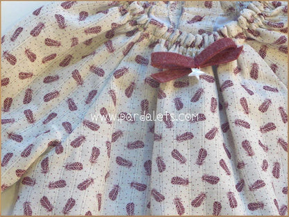 Jesusito estampado malva - PARDALETS