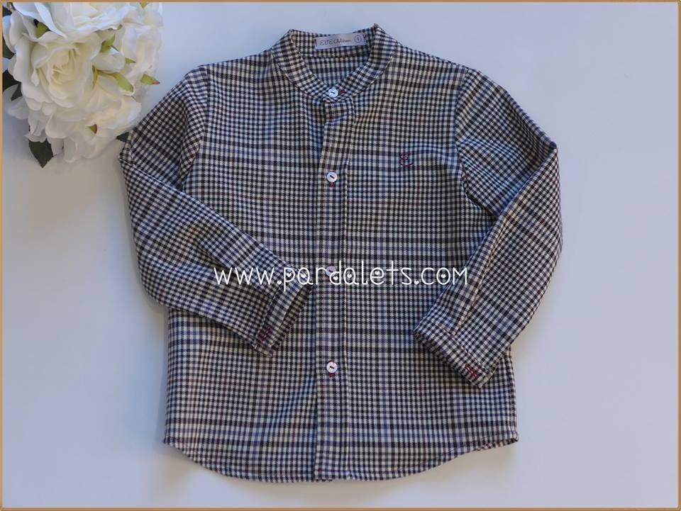 Camisa cuadros grises - PARDALETS