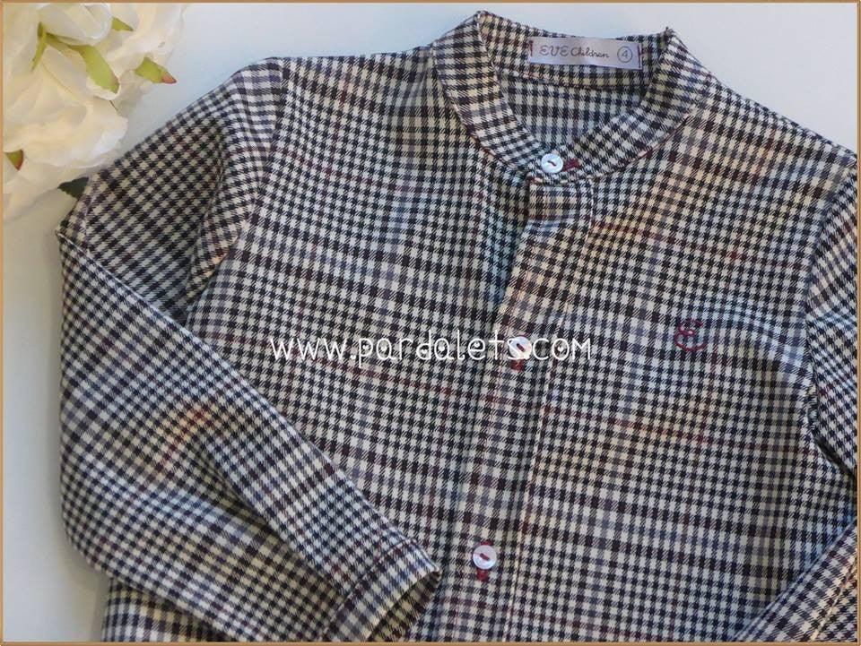 Camisa cuadros grises - PARDALETS