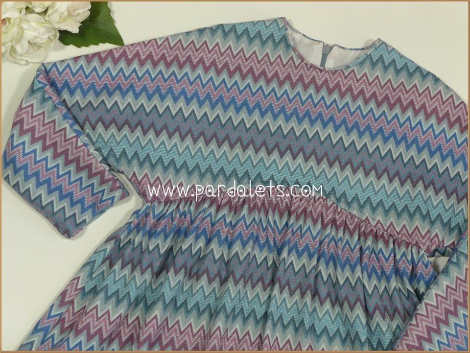 Vestido rayas asimetricas multicolor - PARDALETS