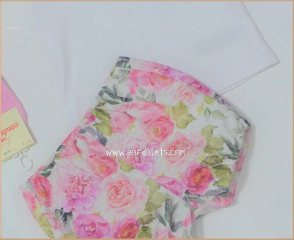 Conjunto camiseta y bombacho flores - PARDALETS