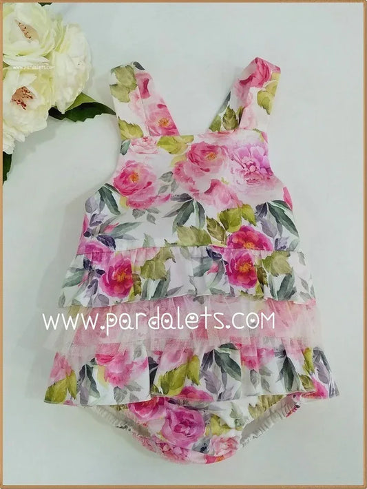 Ranita tirantes flores y volantes - PARDALETS