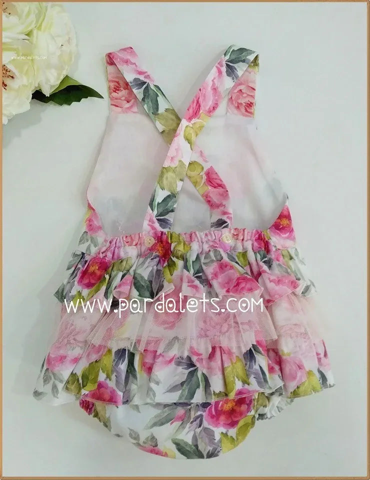 Ranita tirantes flores y volantes - PARDALETS