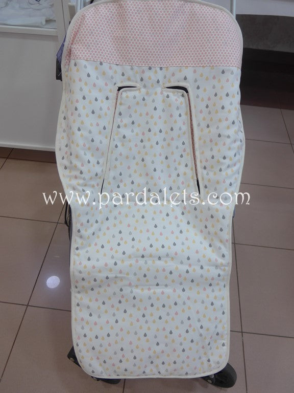 Colchoneta silla universal gotas multicolor