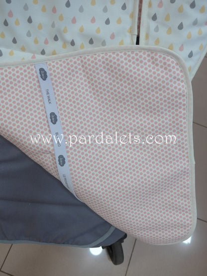 Colchoneta silla universal gotas multicolor