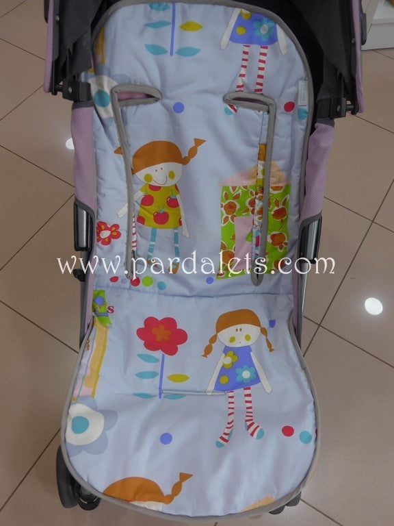 Colchoneta silla paraguas nenas