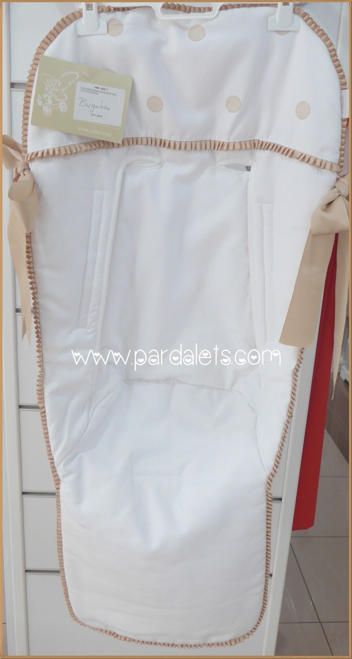 Colchoneta silla bugaboo pique blanco
