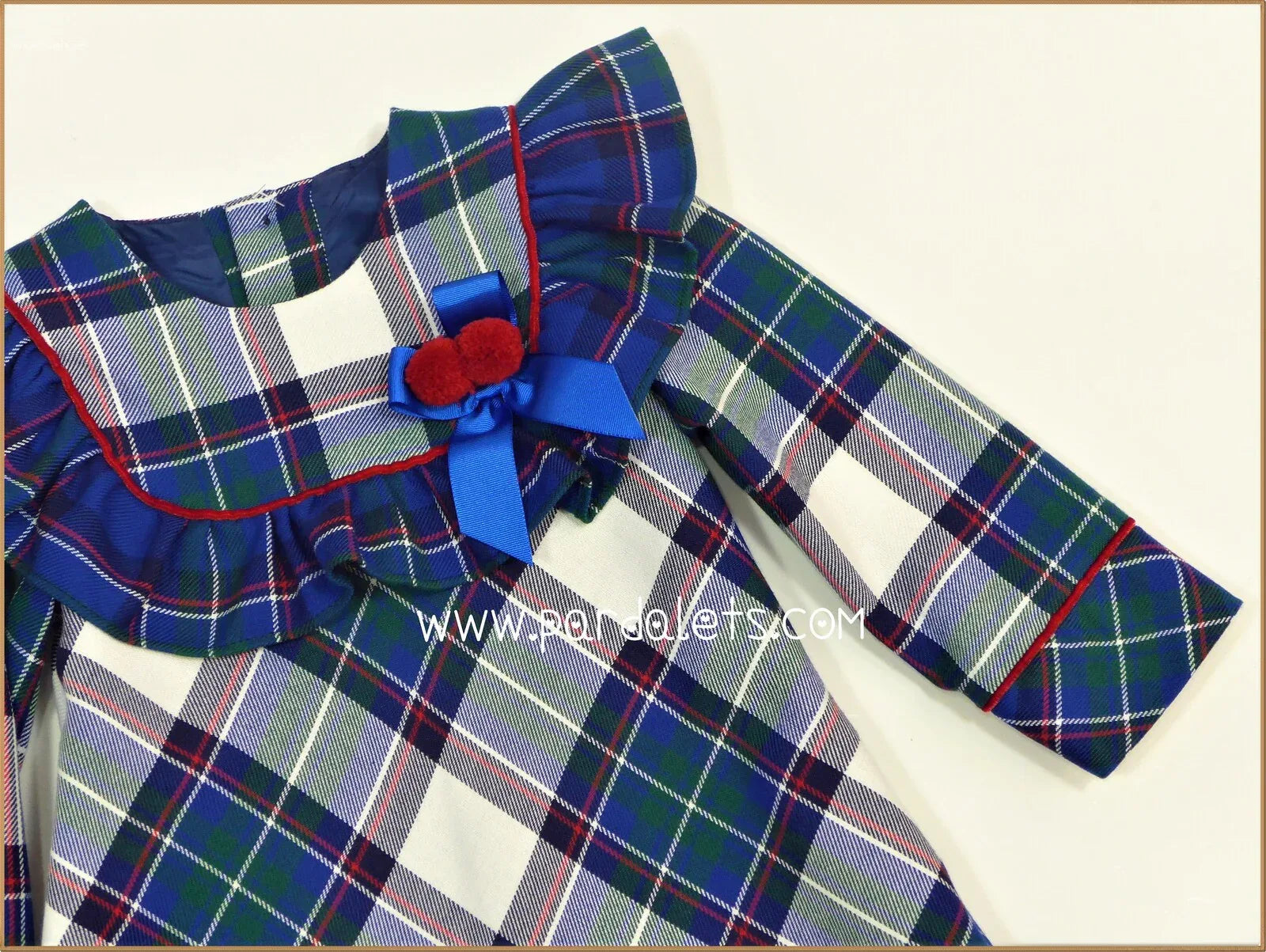 Vestido cuadros azules - PARDALETS