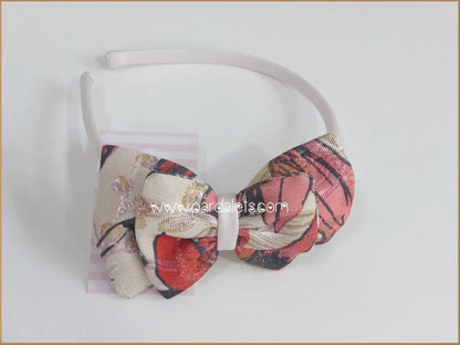Diadema tonos rosas estampado - PARDALETS