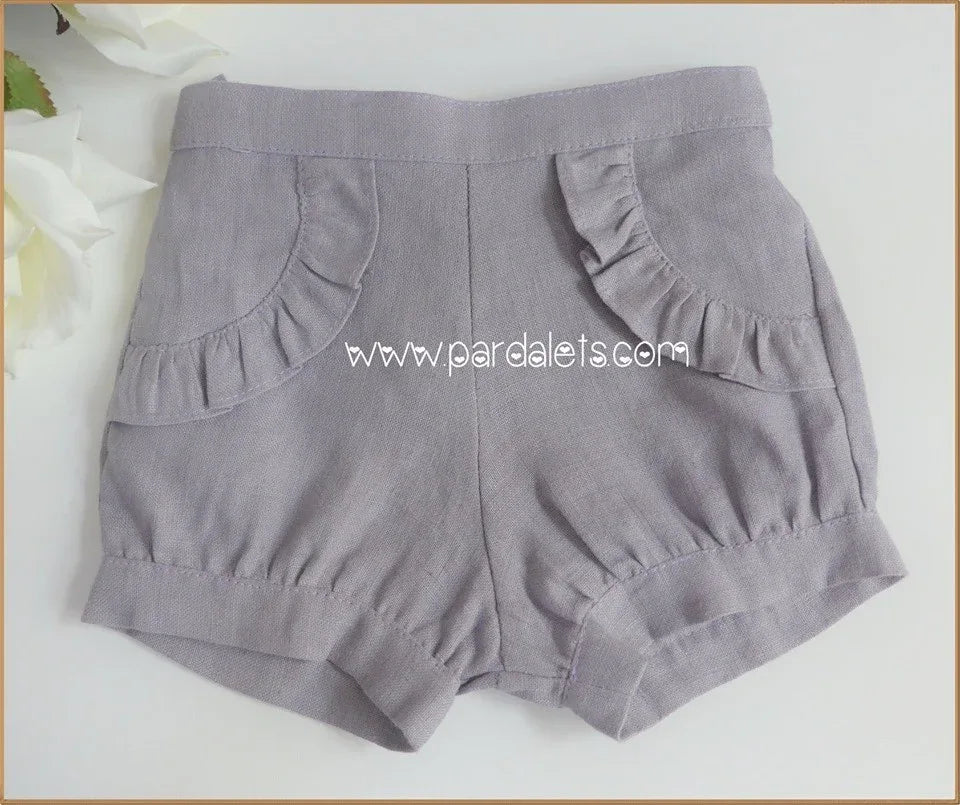 Short lino grisaceo - PARDALETS