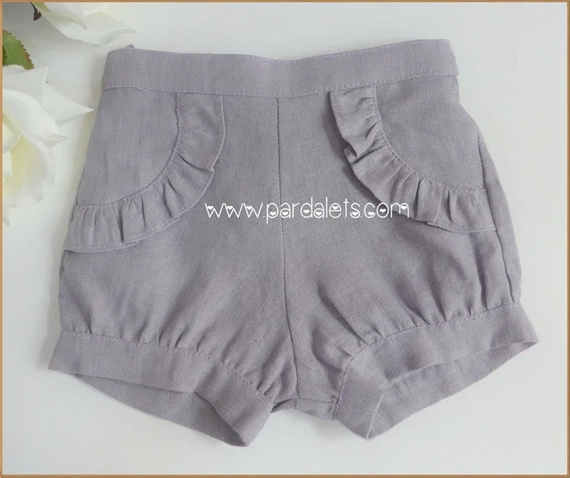 Short lino grisaceo - PARDALETS