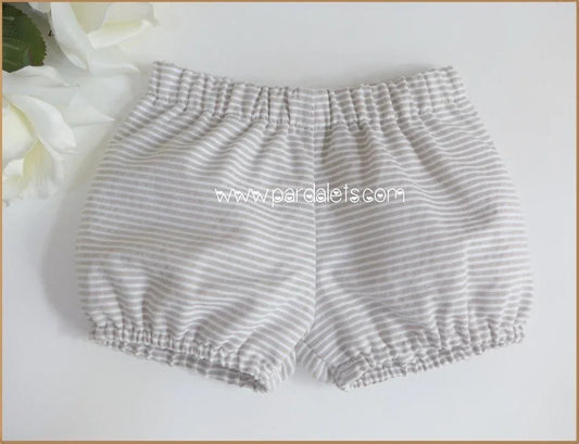 Bombacho rayas beige - PARDALETS