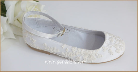 Bailarina con tul bordado