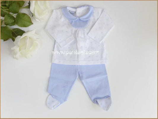 Jubon y polaina estrellitas azules - PARDALETS