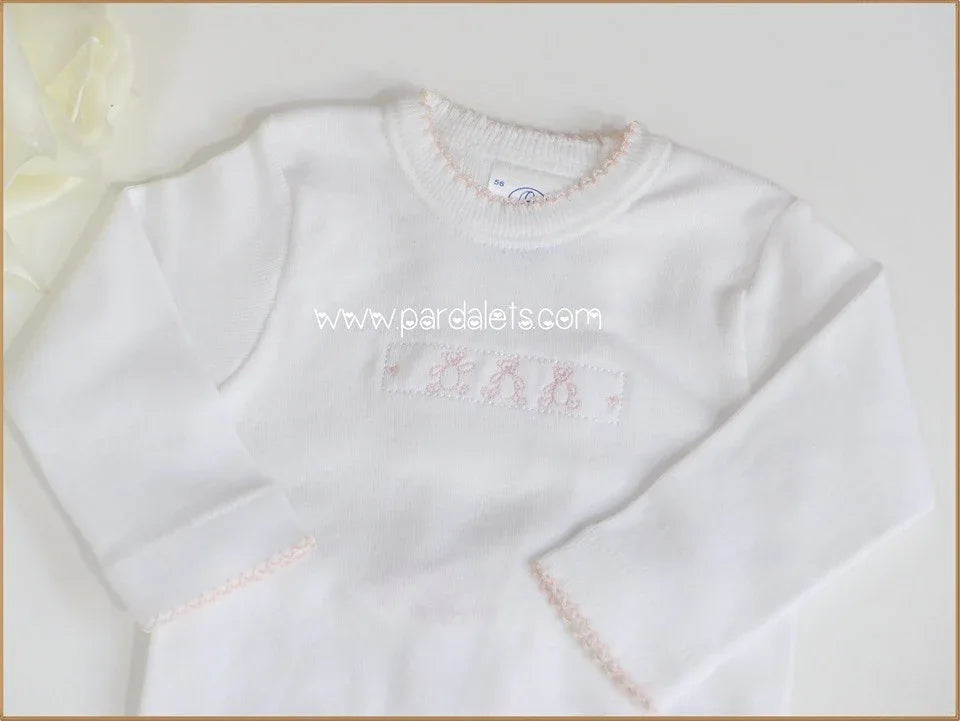 Jubon y ranita ositos rosas - PARDALETS