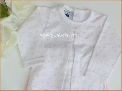 Jubon y polaina estrellas rosas - PARDALETS