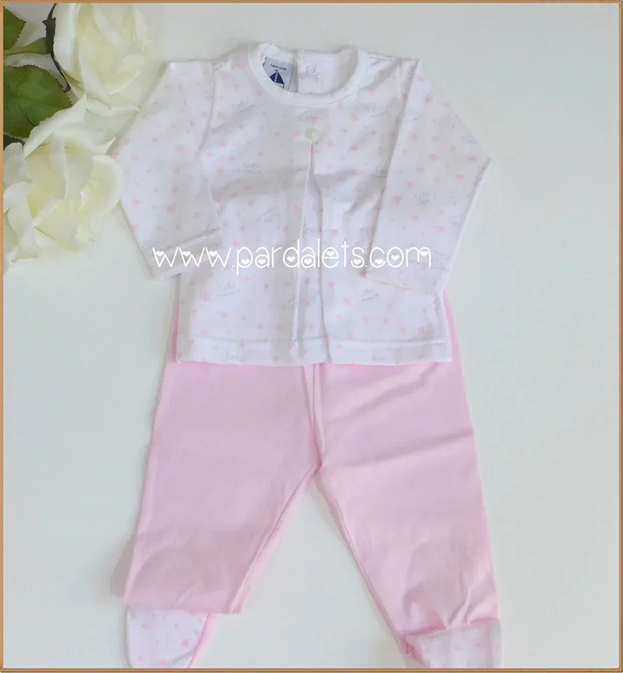 Jubon y polaina estrellas rosas - PARDALETS